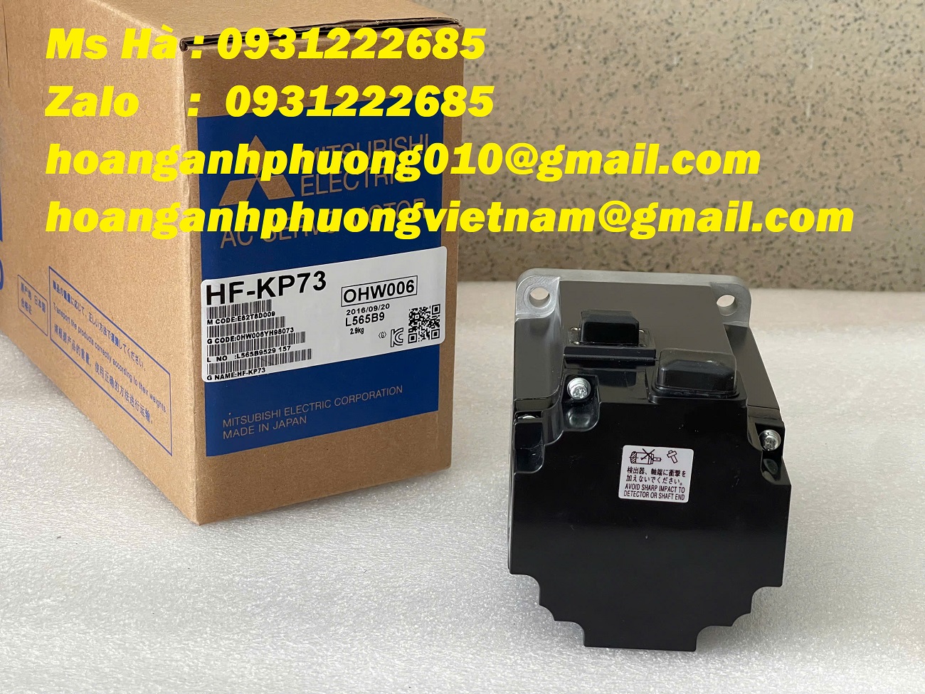 Servo điều khiển chính xác Mitsubishi HF-KP73 0.75kW